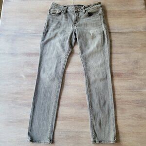 Lucky Brand Lolita Skinny Jeans Women 6/28 Gray Low Rise Ankle Stretch
